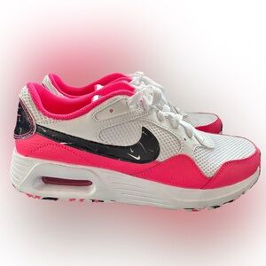 Women’s 9.5/men 8 Nike Air Max SC Pink Multi Swoosh, barely worn, look new.